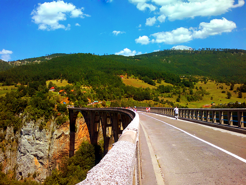 Мост на сереве Черногории